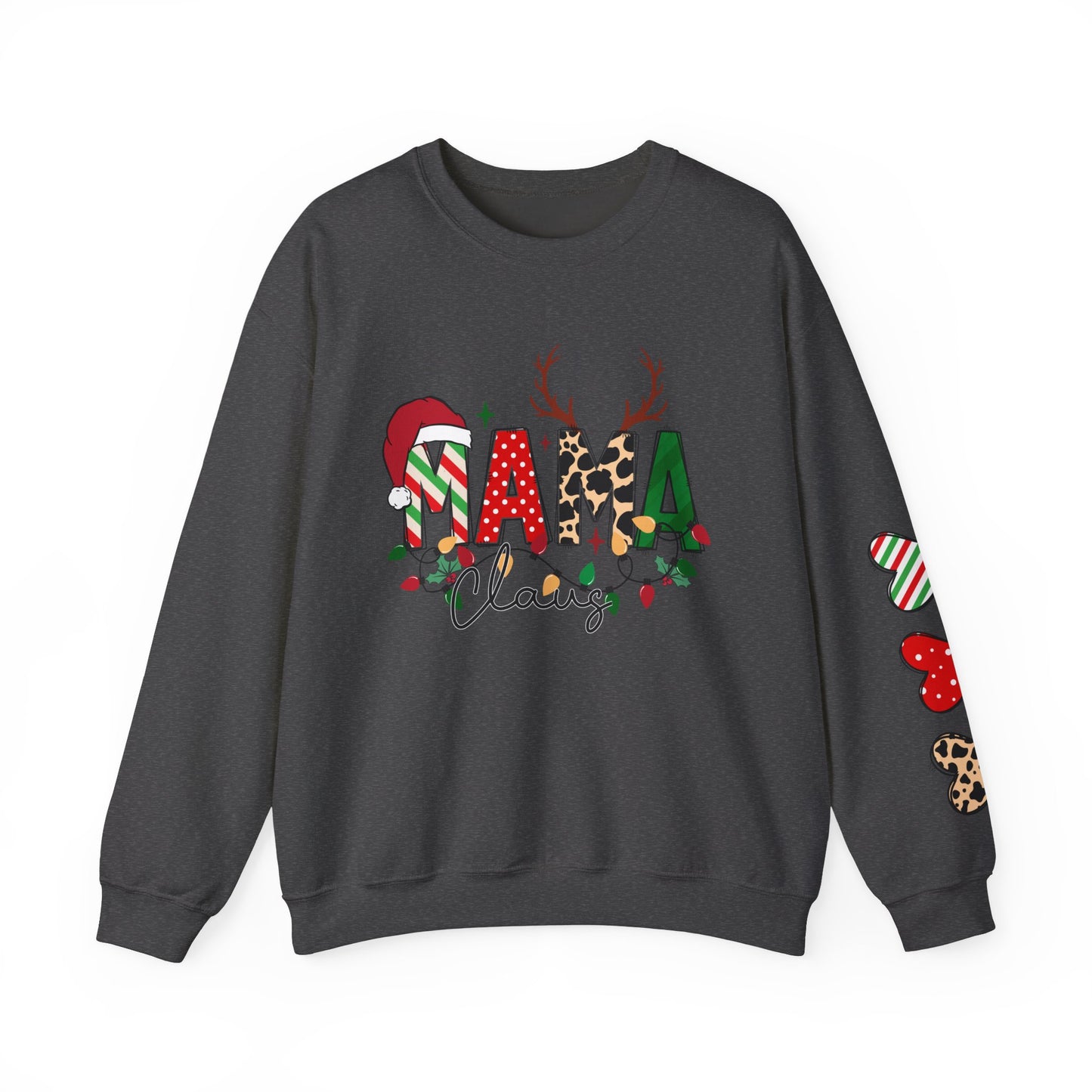 Mama Claus Custom Christmas Crewneck Sweatshirt