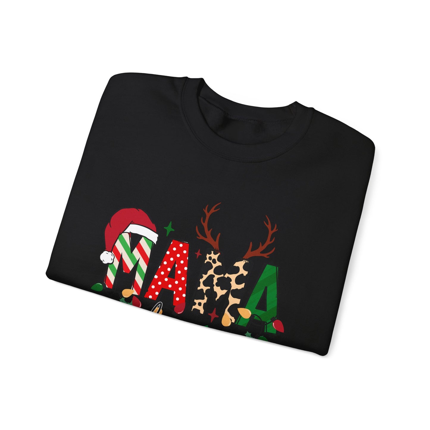 Mama Claus Custom Christmas Crewneck Sweatshirt