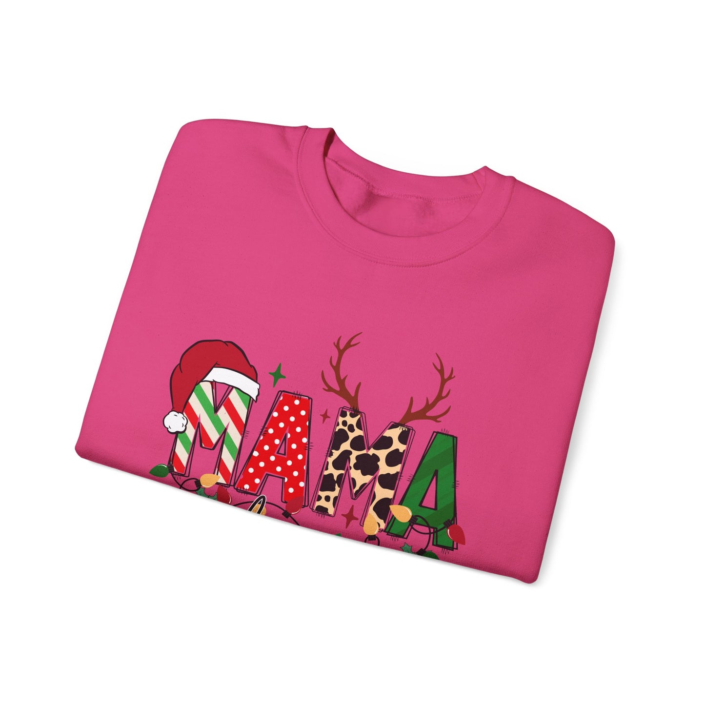 Mama Claus Custom Christmas Crewneck Sweatshirt