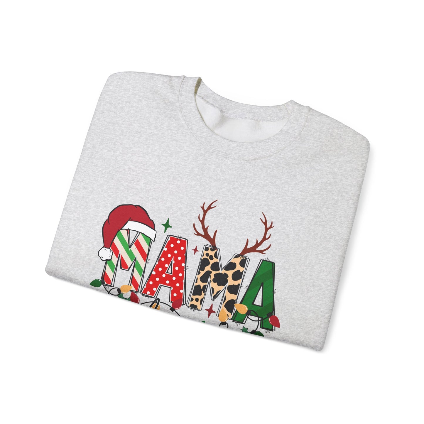 Mama Claus Custom Christmas Crewneck Sweatshirt